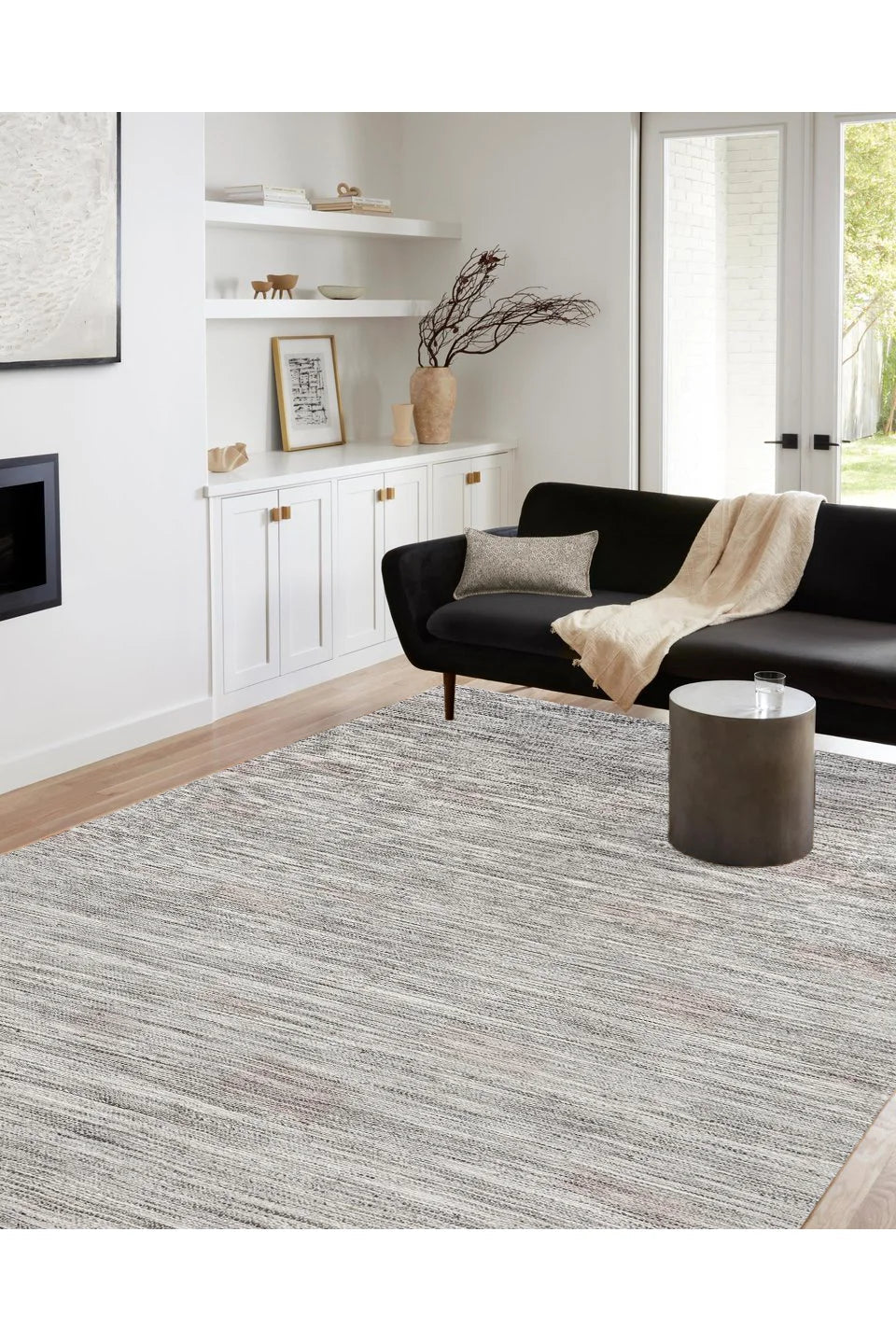 Pampas Hand Loomed Flatweave Rug - 101 Natural