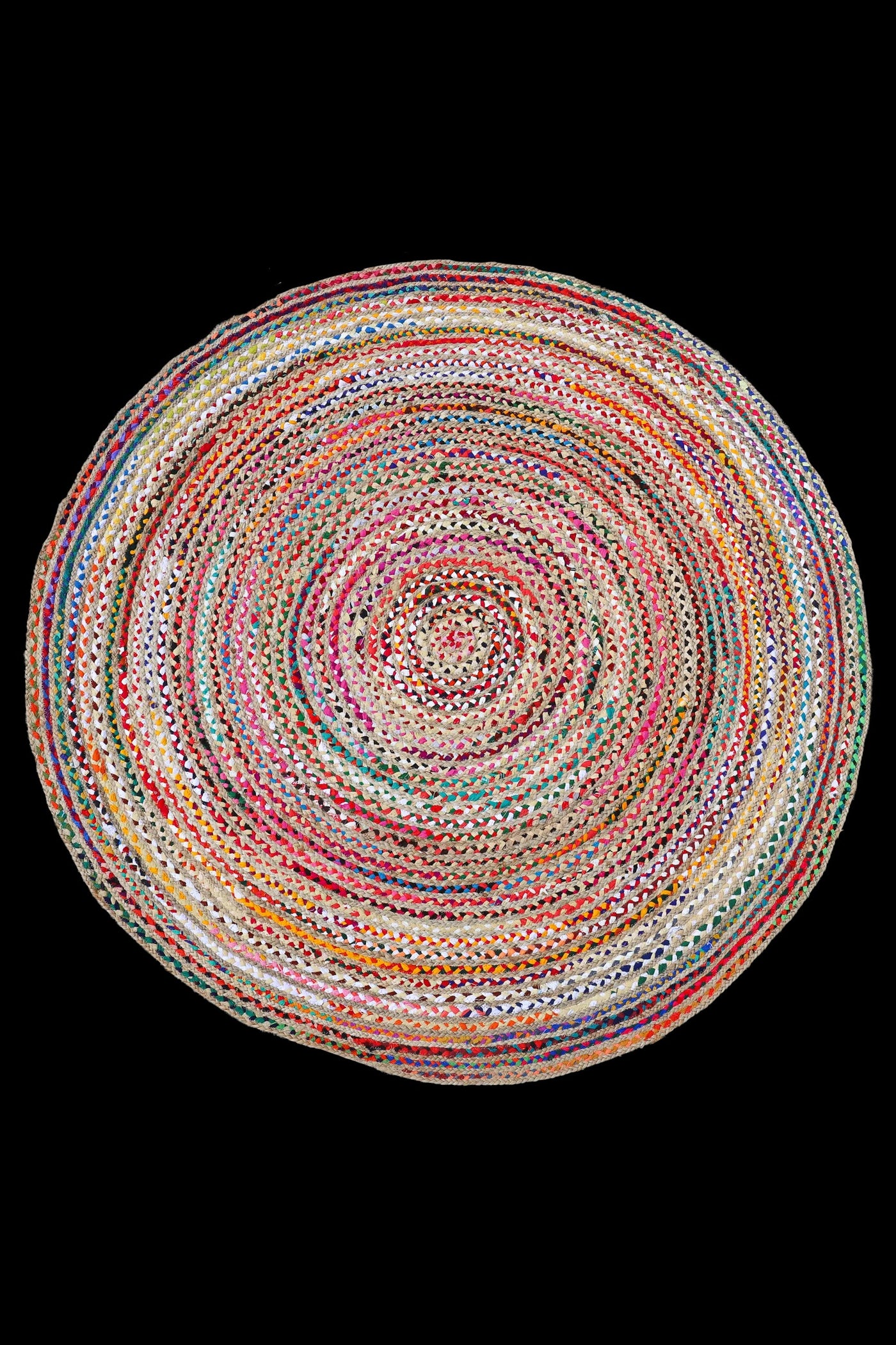 Pandora Round Chindi & Jute Braid Rugs - PA1436