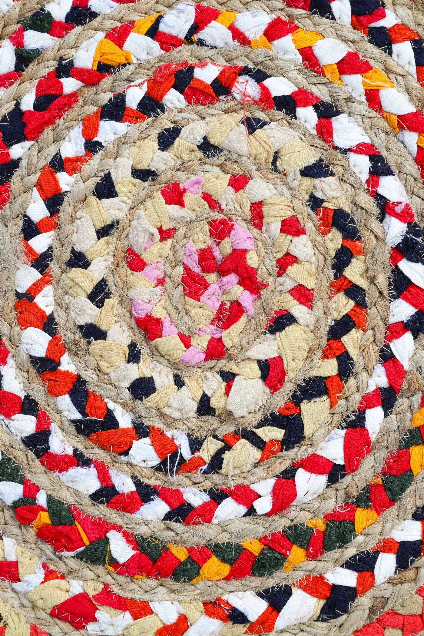 Pandora Round Chindi & Jute Braid Rugs - PA1436