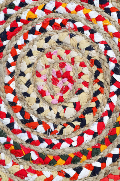 Pandora Round Chindi & Jute Braid Rugs - PA1436