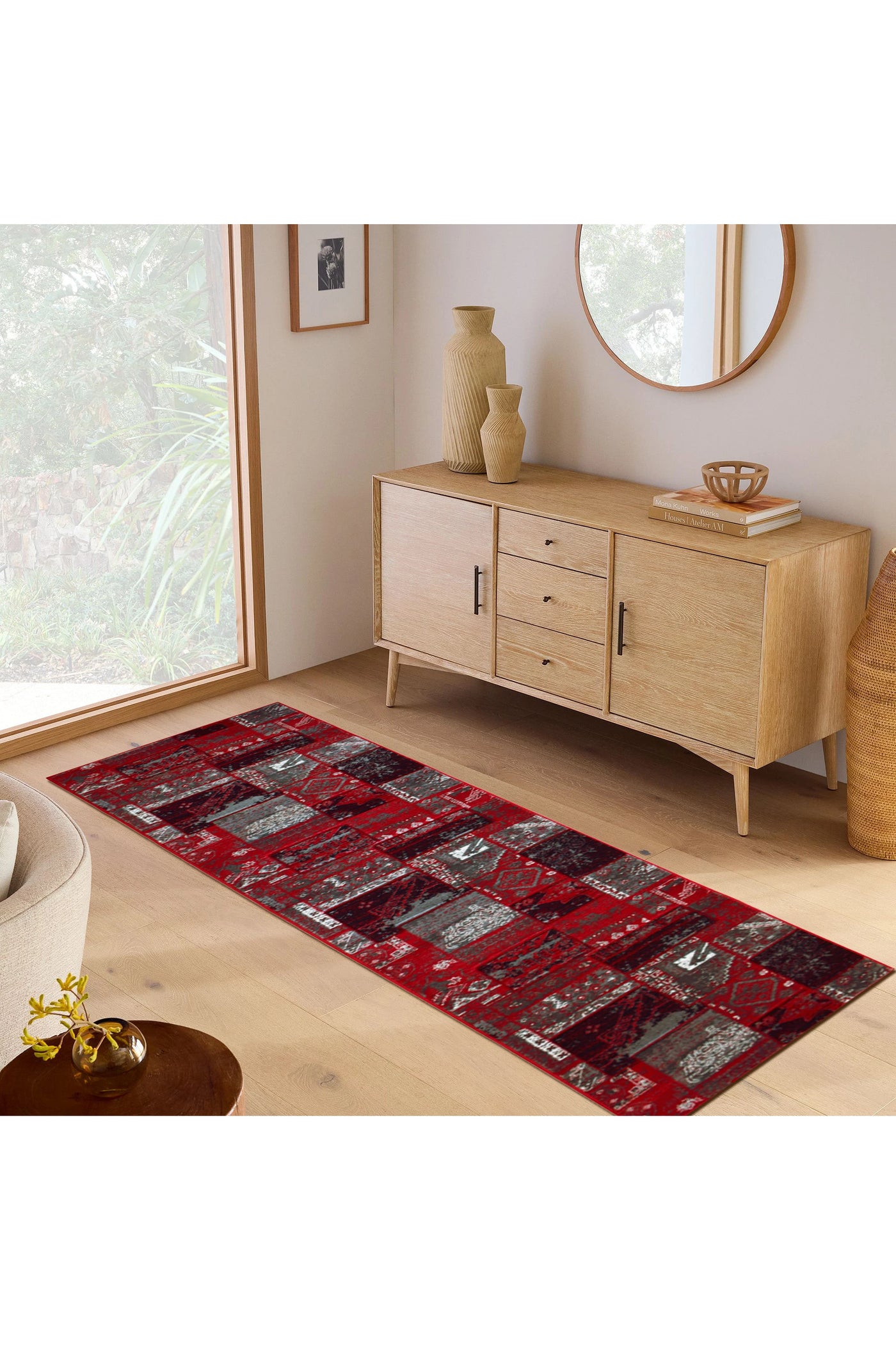 Patchwork Rug - 101 RED