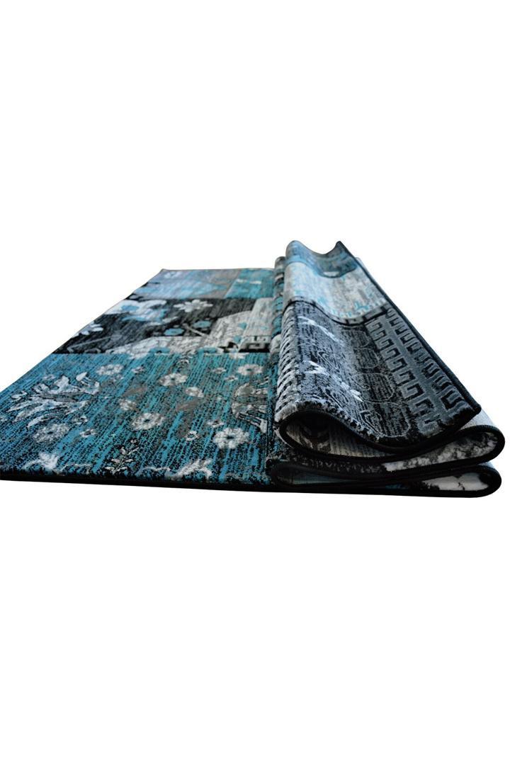 Patchwork Rug - 119 Blue