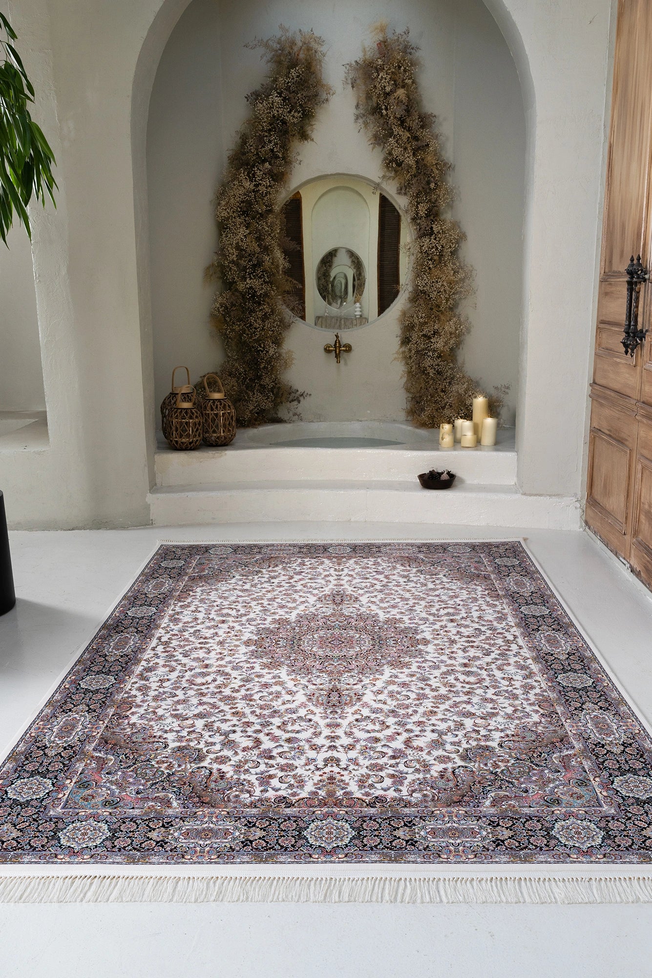 Parsa Fringed Rug - 102 - Cream