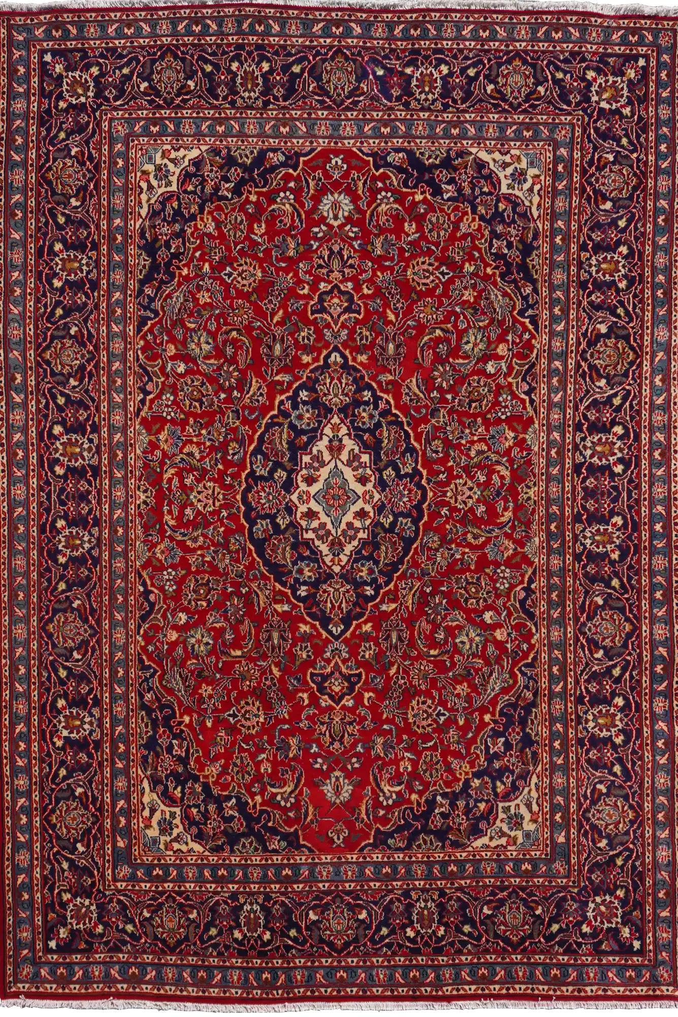 Kashan Hand Knotted Rug 286x197cm