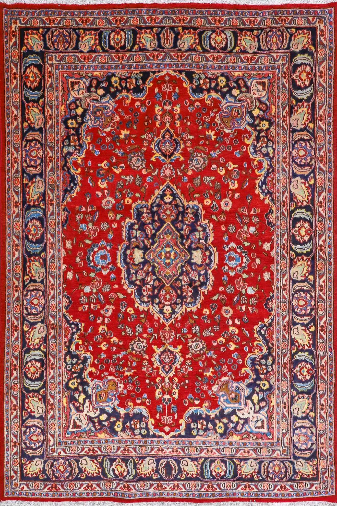 Mashad - Hand-Knotted Wool Rug - 295x200 cm