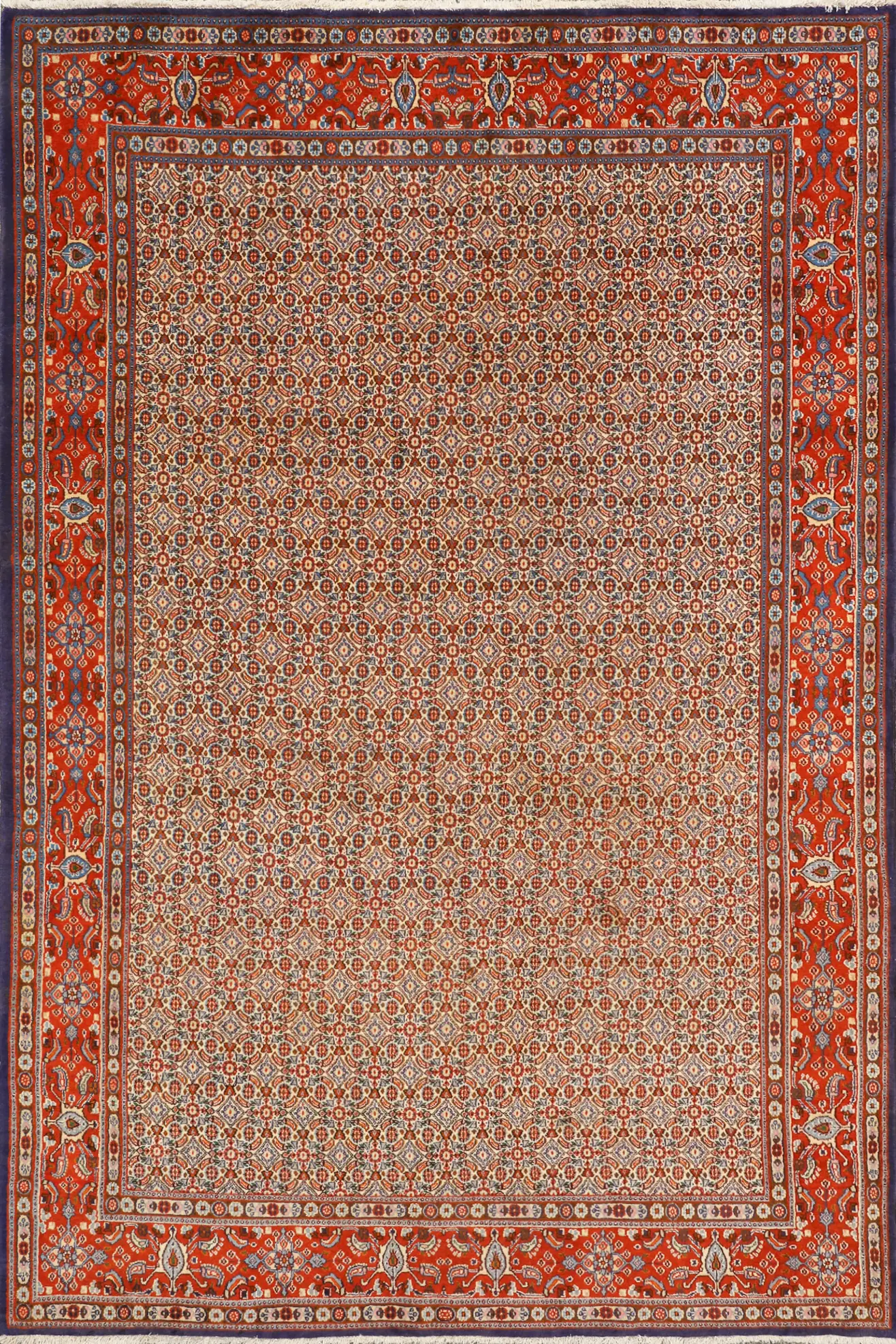 Mud  Persian Hand Knotted Rug | 300x200 cm