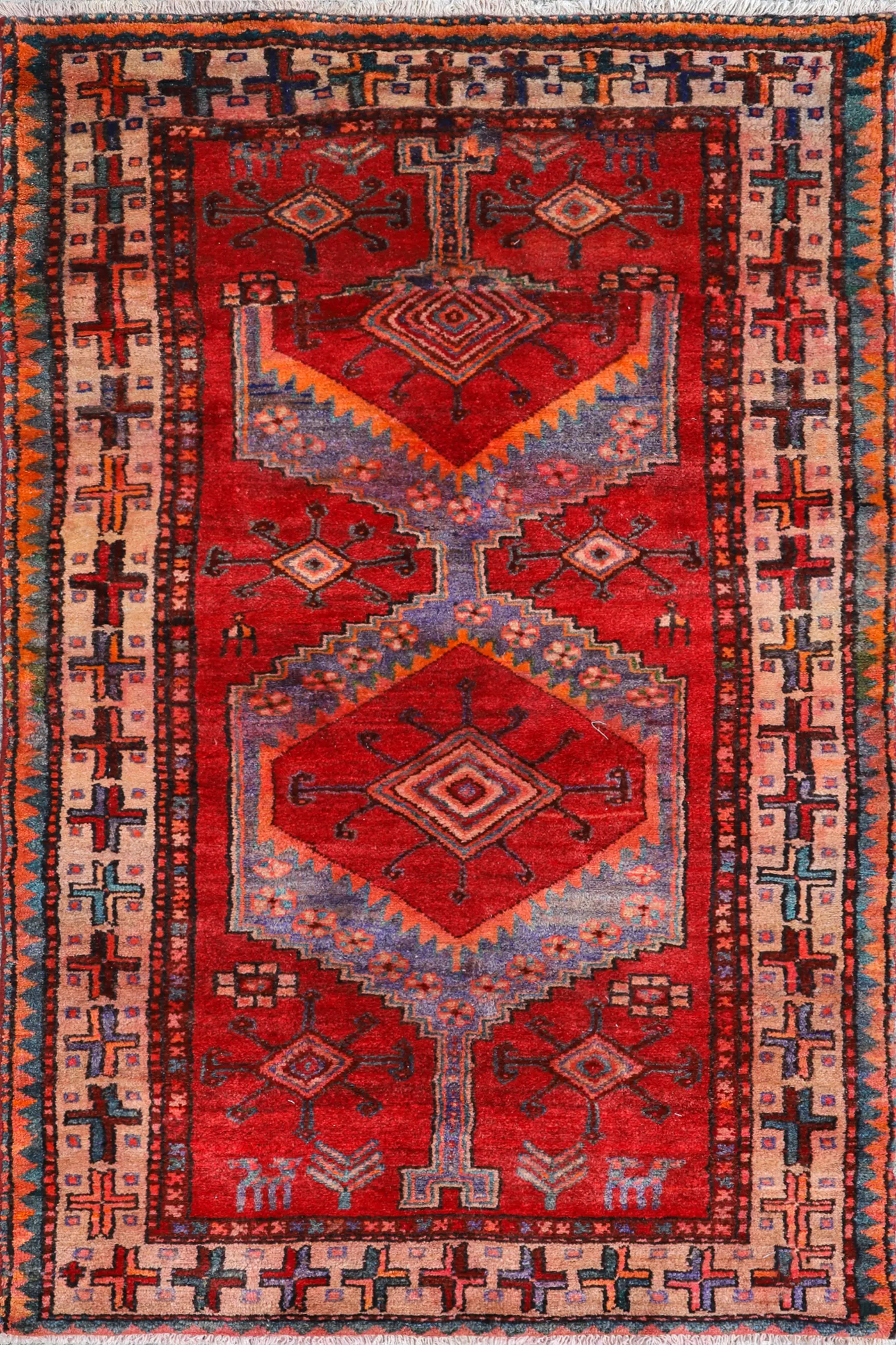 Hamedan - Hand Knotted Wool - 183x105 cms