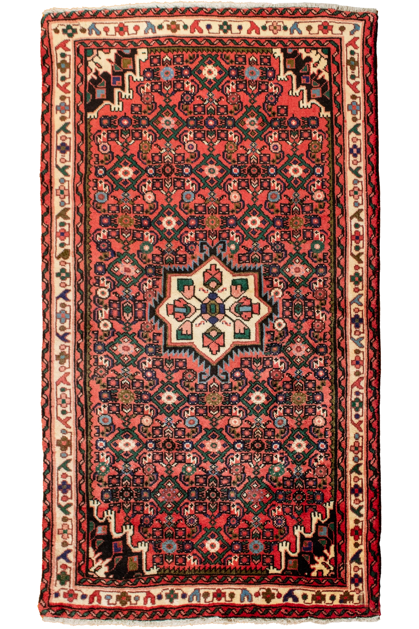 Hossainabad - Hand Knotted Wool Rug - 145x100 cms