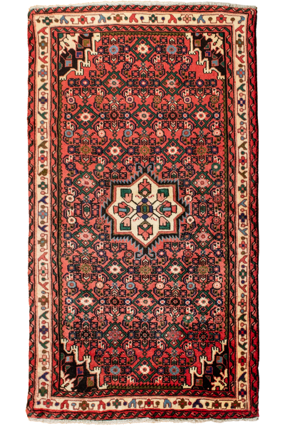 Hossainabad - Hand Knotted Wool Rug - 145x100 cms