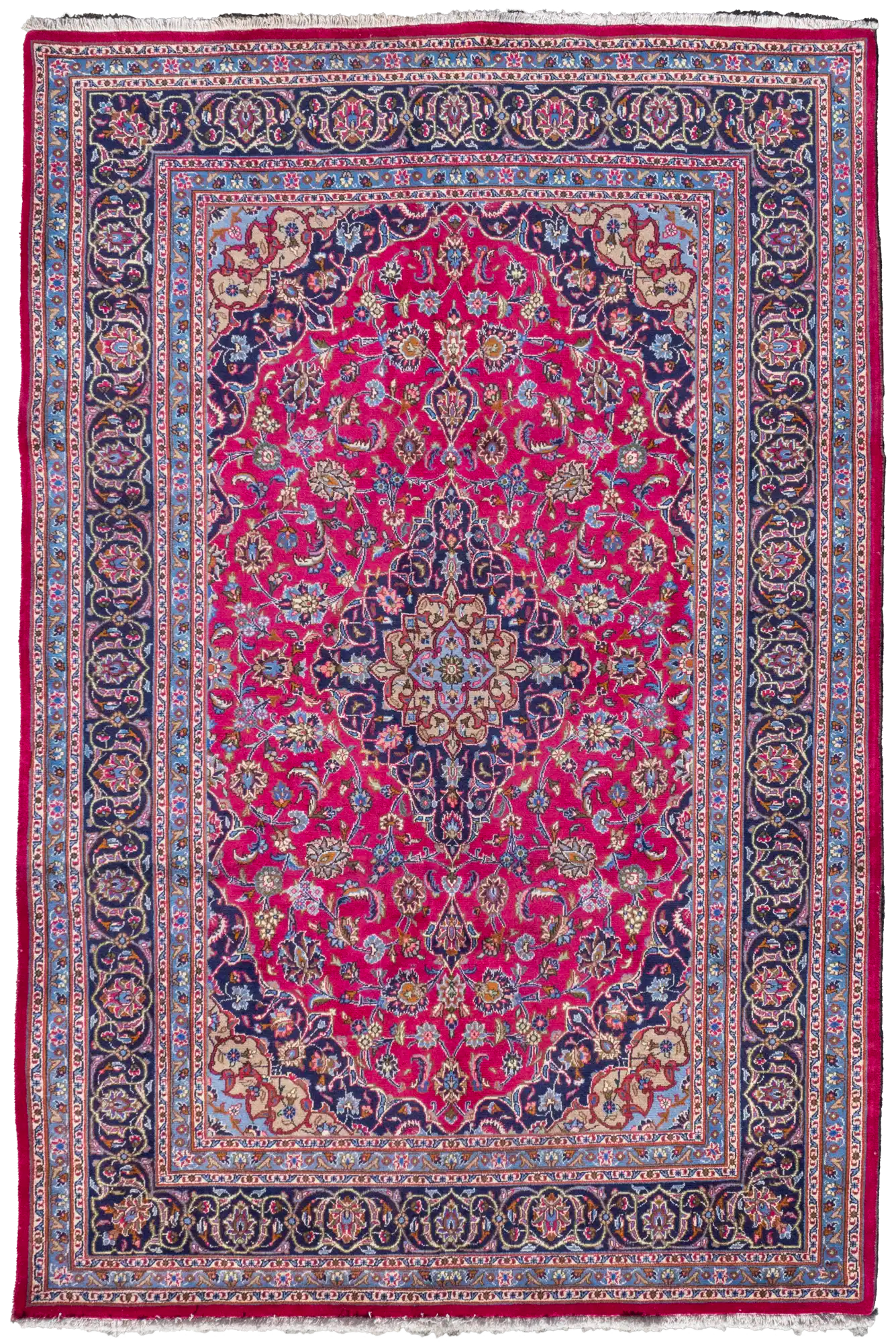 Mashad - Hand-Knotted Wool Rug - 300x200