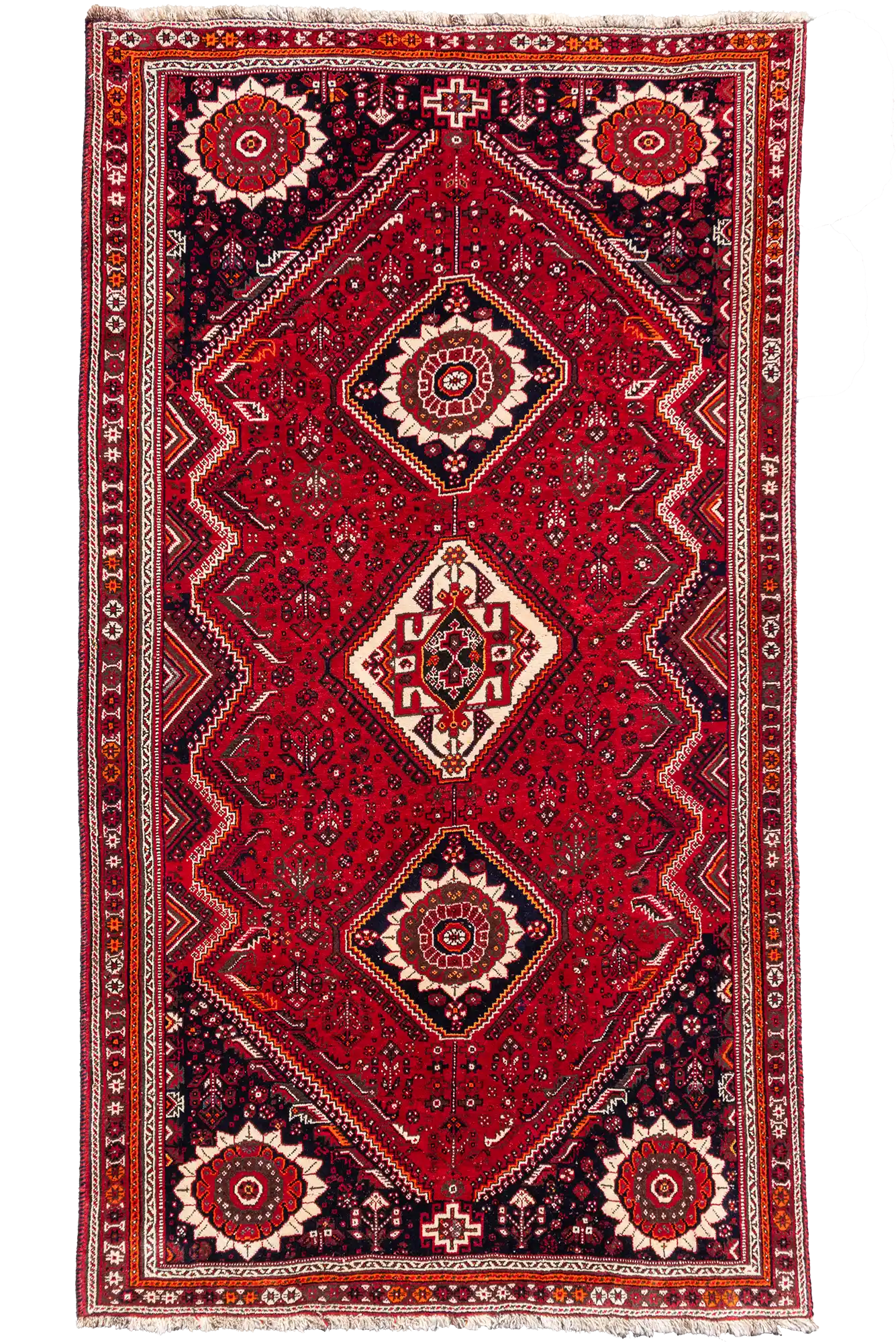 Shiraz  Hand Knotted Wool Rug  258x177cm