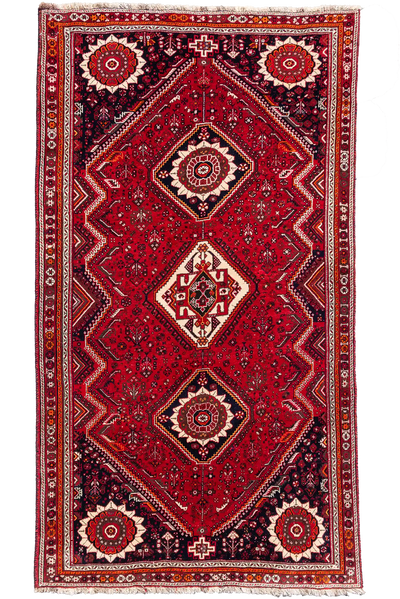 Shiraz  Hand Knotted Wool Rug  258x177cm