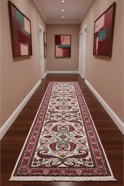 Tabriz Hand Knotted Rug - 314x79