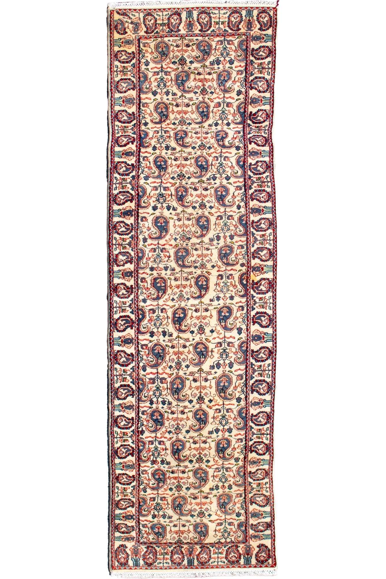 Yazd Hand Knotted Wool Rug 278x78cm