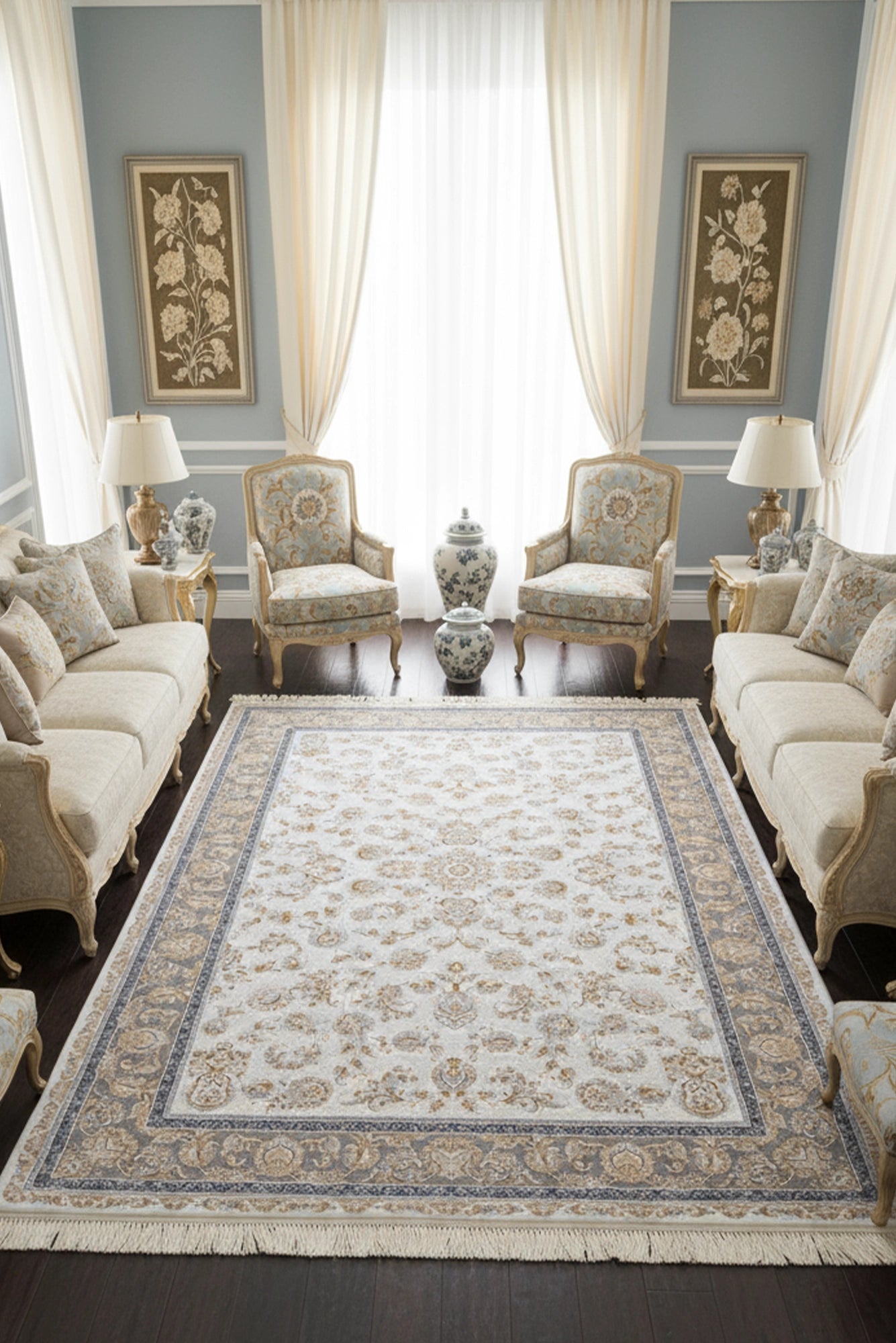 Persico Traditional Rug - 143 Cream