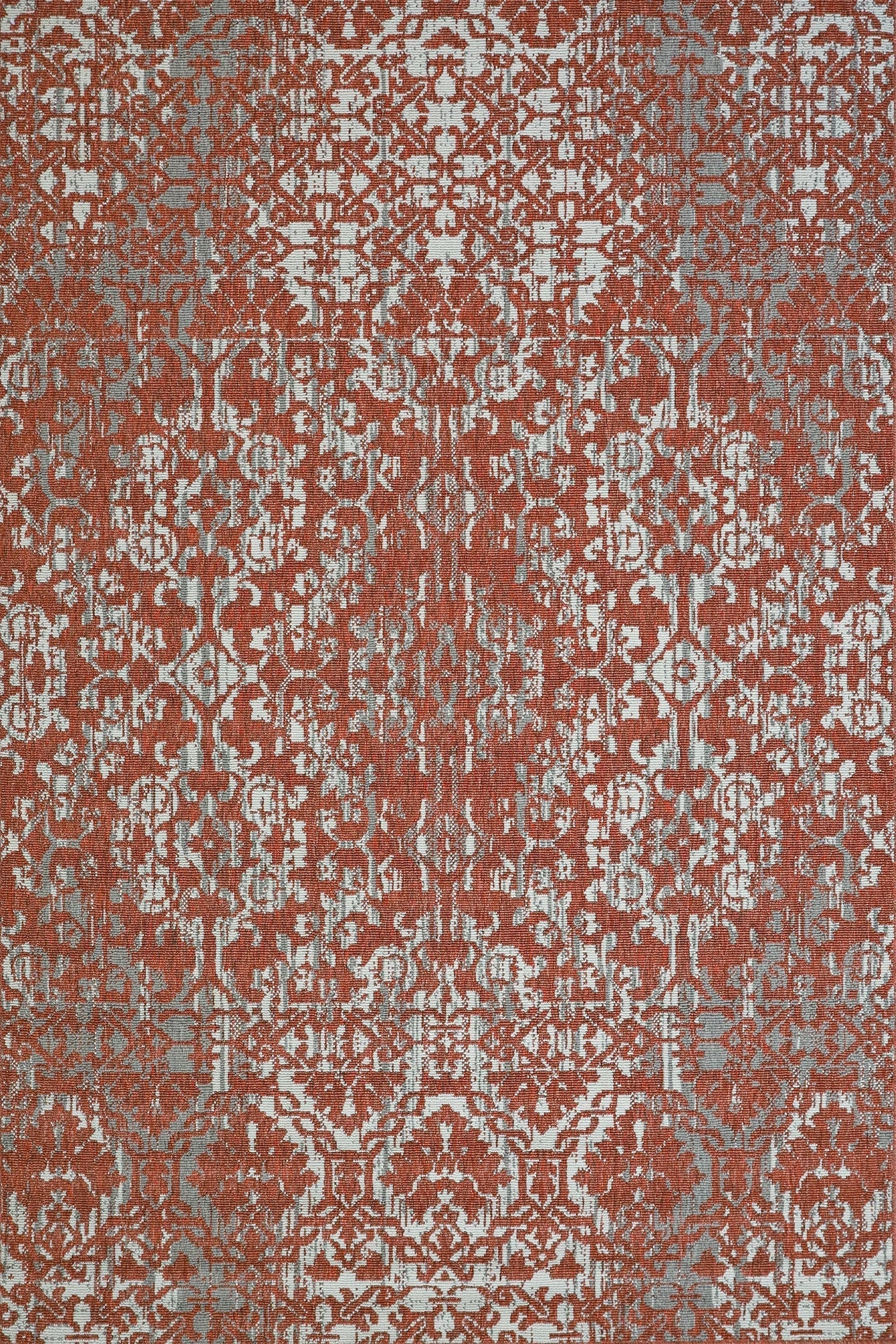 Phenix Indoor Outdoor Traditional Rug - 109 Red