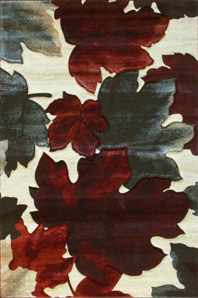 Pisa Floral Rug - 109 Red