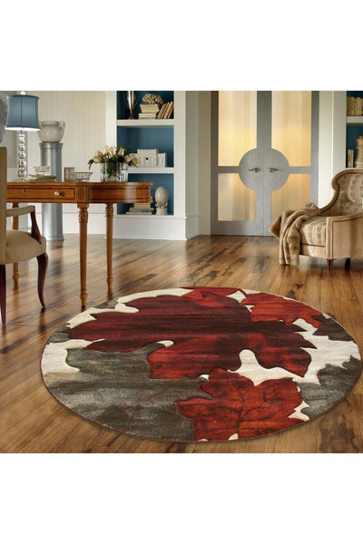 Pisa Floral Rug - 109 Red