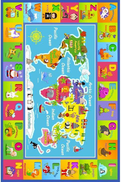 Play Kids Rug - ABC World