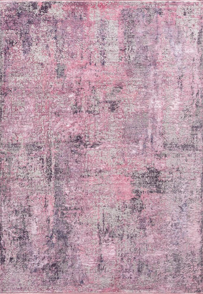 Saffron Modern Abstract Rug - 101 PINK