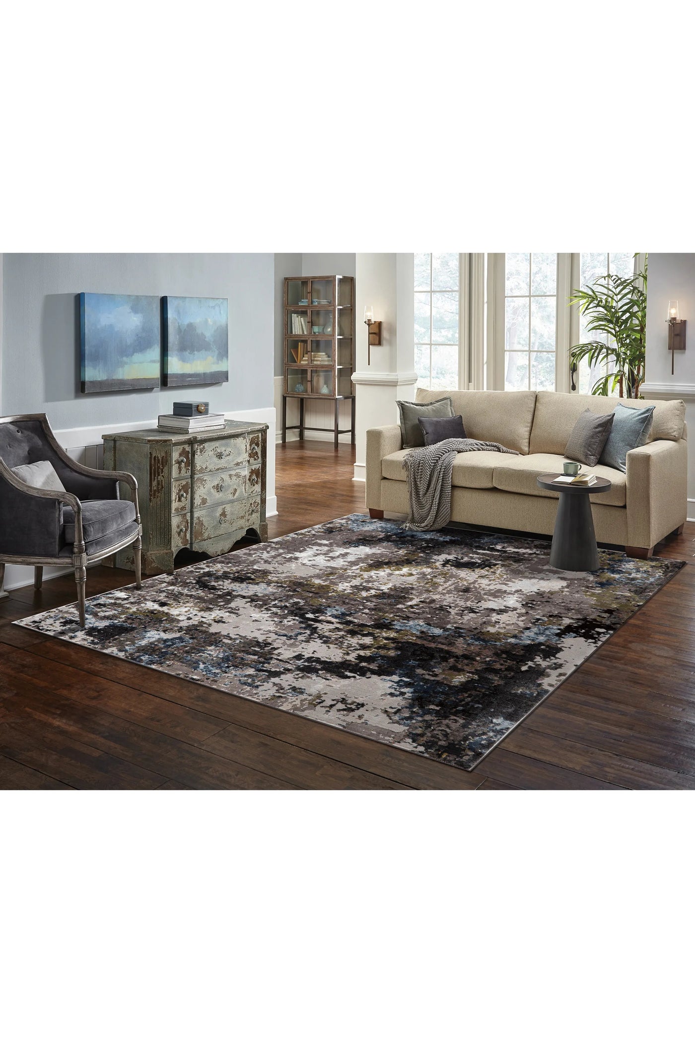 Brilliant Abstract Rug - 110 Multicolour