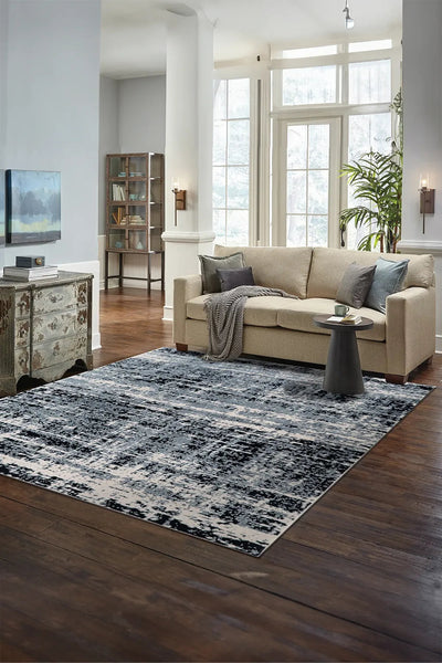 Brilliant Abstract Rug - 105 Charcoal