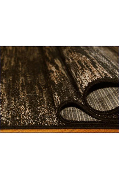 Raymond Striped Rug - 120 Charcoal
