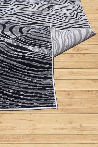 Richmond Abstract Rug - 102 Wavy Grey