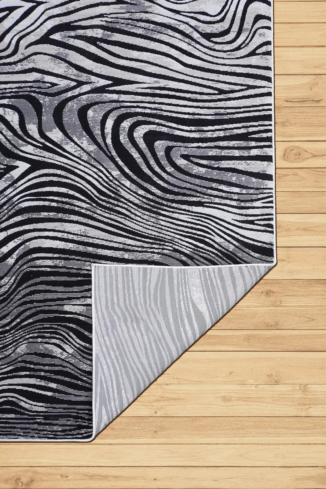 Richmond Abstract Rug - 102 Wavy Grey