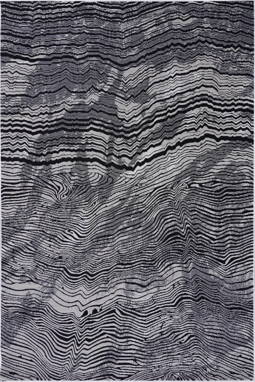 Richmond Abstract Rug - 103 Charcoal