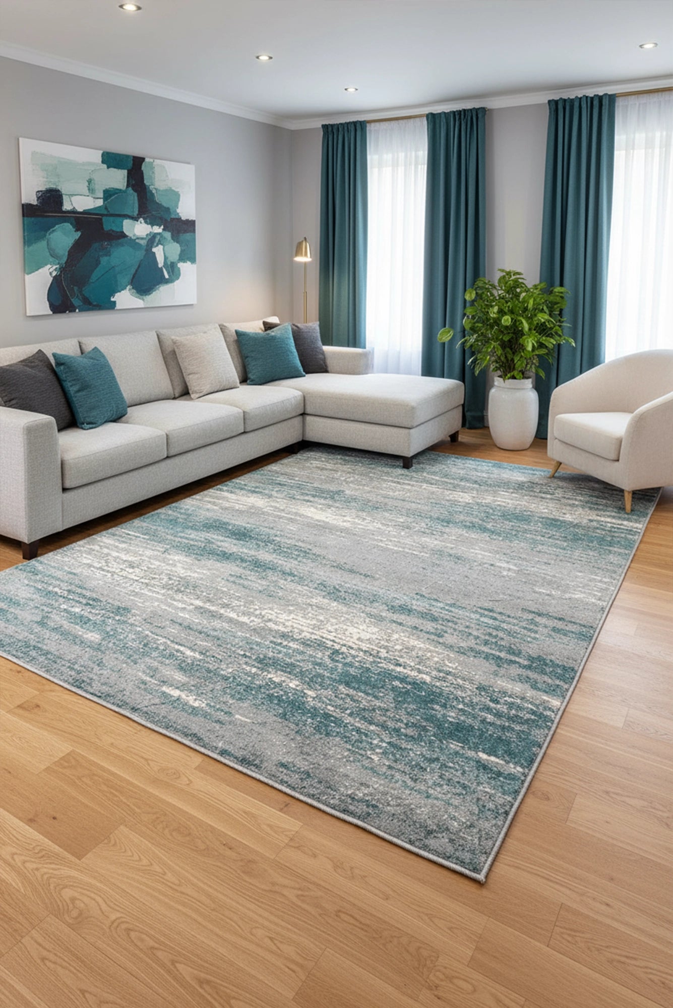 Ritmo Abstract Rug - 102