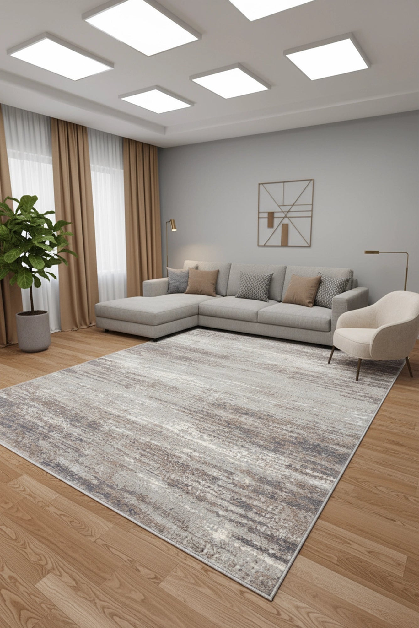 Ritmo Abstract Rug - 101
