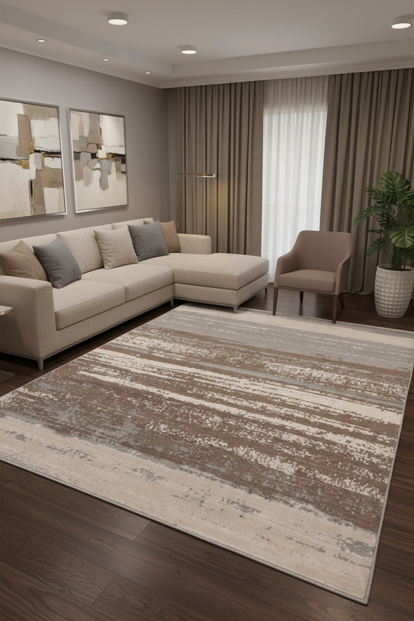 Ritmo Abstract Rug - 104