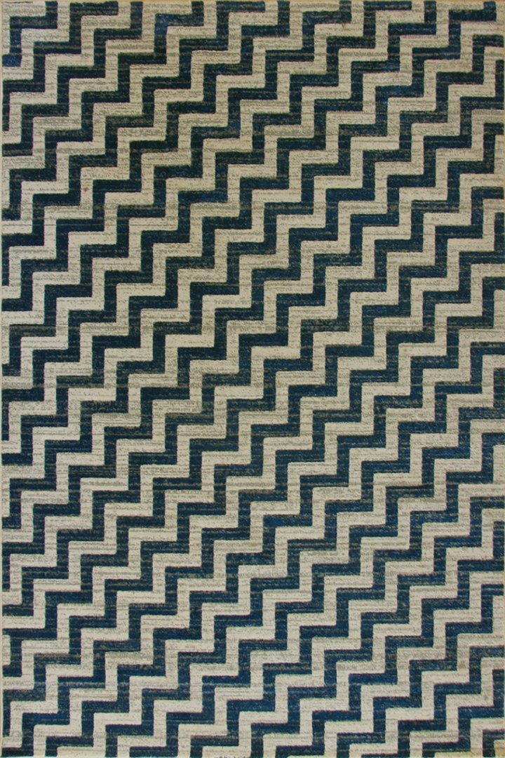 Rizzy Chevron Rug - 108 Blue