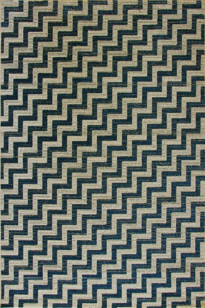 Rizzy Chevron Rug - 108 Blue