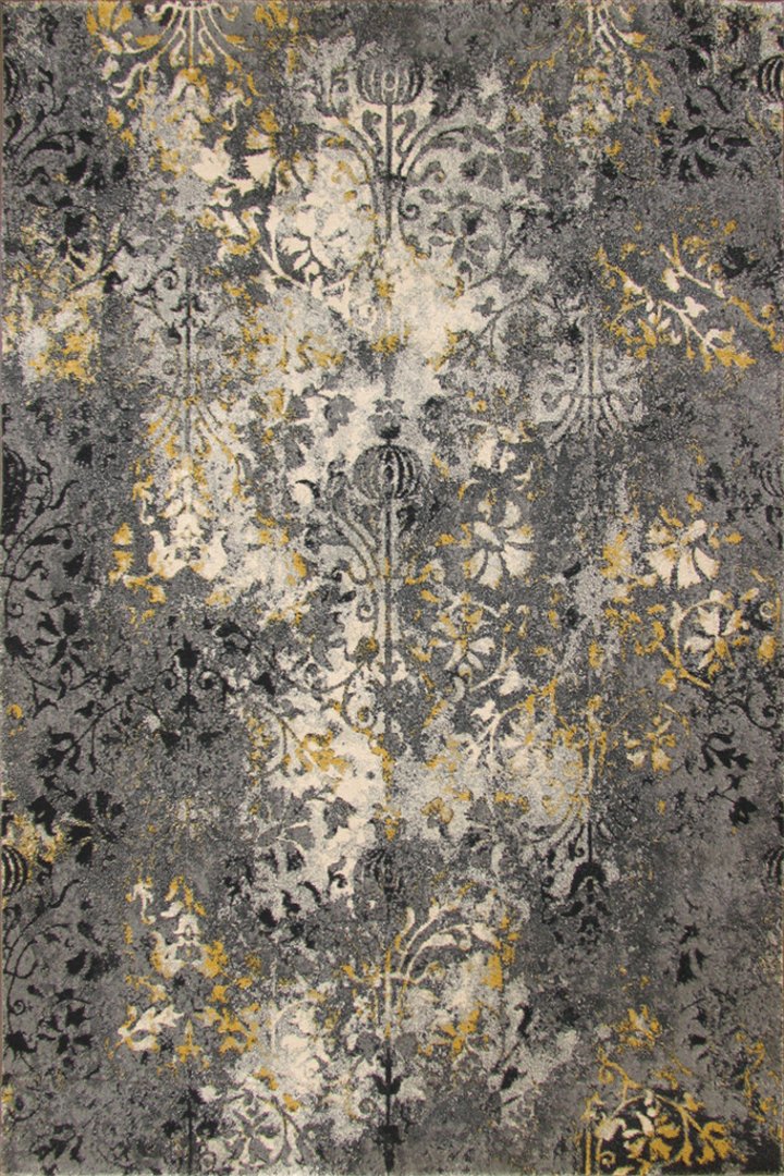 Rizzy Contemporary Abstract Rug - 119 Yellow