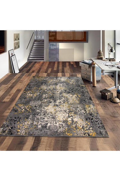Rizzy Contemporary Abstract Rug - 119 Yellow