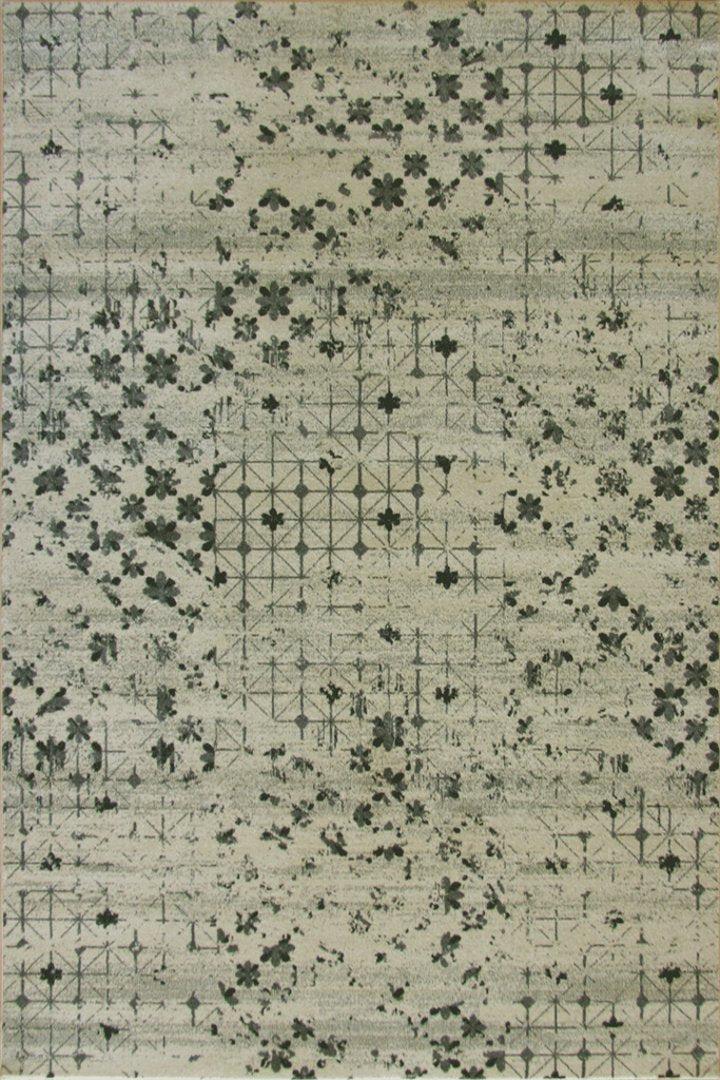 Rizzy Contemporary Floral Rug - 129 Green