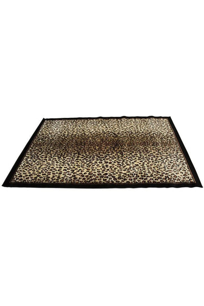 Safari Animal Print Rug - 101 Black