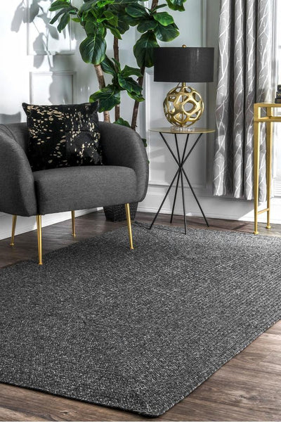 San Paulo Flatweave Rug - 102 Charcoal