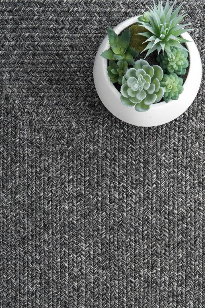 San Paulo Flatweave Rug - 102 Charcoal