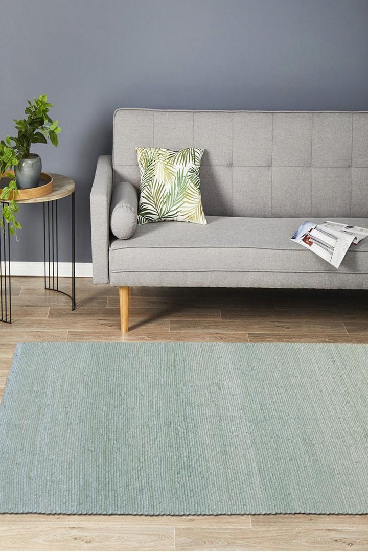 Scandi Flatweave Rug - 104 Blue