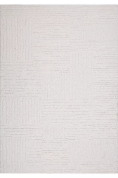 Silver Soft Rug 104  - Cream