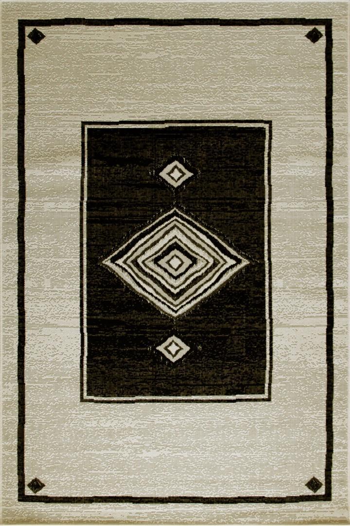 Sisalo Abstract Flatweave Rug - 160 Black