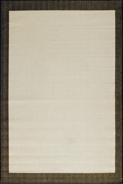 Sisalo Border Flatweave Rug - 191 Grey