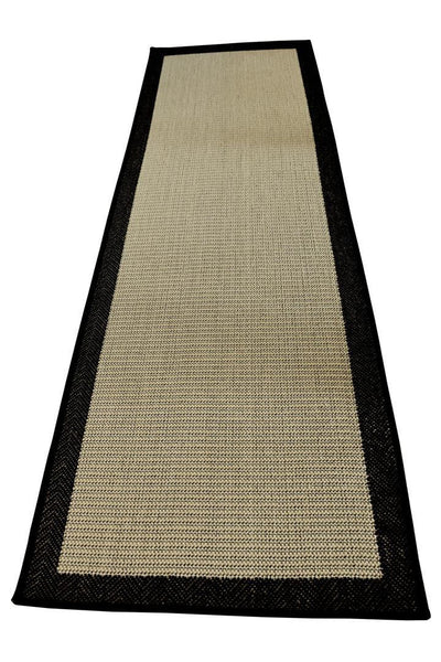 Sisalo Border Flatweave Rug - 191 Grey