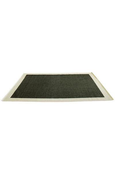 Sisalo Border Flatweave Rug - 117 Charcoal