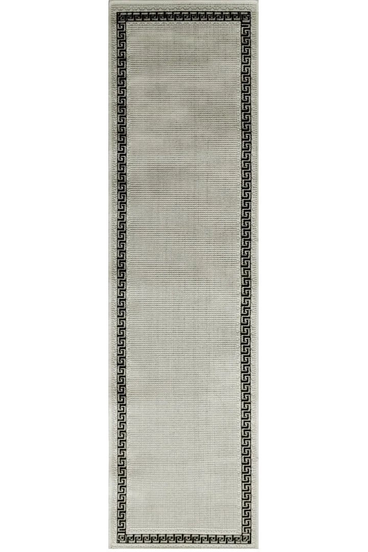 Sisalo Border Flatweave Rug - 195 Natural