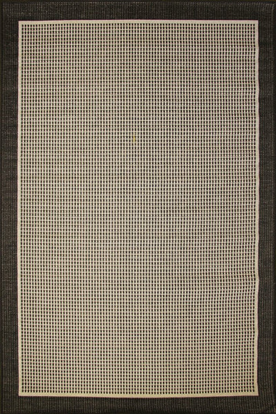 Sisalo Border Flatweave Rug - 146 Grey