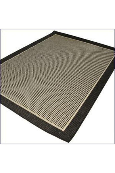 Sisalo Border Flatweave Rug - 146 Grey